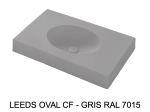 Plan vasque lavabo sur mesure : L 60 à 201 x P 40 à 51 cm, finition lisse mate, 10 couleurs au choix, Anti bactérien, résine Akrytan® teinté dans la masse, Livraison Offerte.